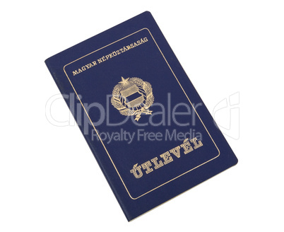 Old Hungarian Passport