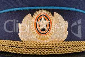 Insignia on russian officer cap (Air Force)