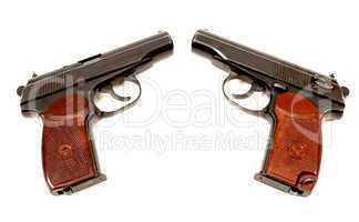 Two russian 9mm handguns