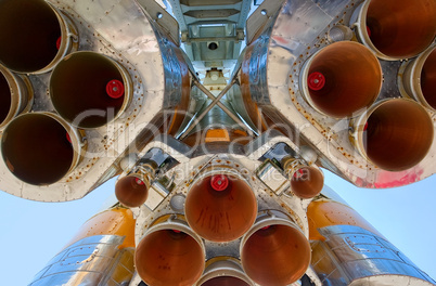 Details of space rocket engine