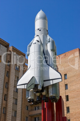 Model of Spaceship Buran