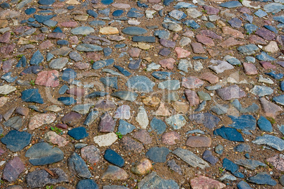 Old paved roadway