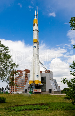 The Russian space transport rocket