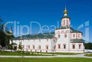 Orthodox church. Iversky monastery in Valday, Russia