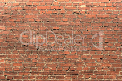 Abstract closeup brick wall background