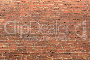 Abstract closeup brick wall background