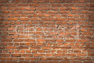 Abstract closeup brick wall background