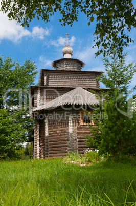 Small wooden church