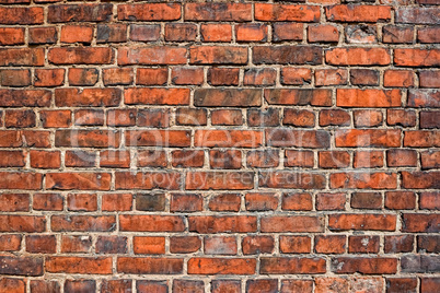 Abstract closeup brick wall background