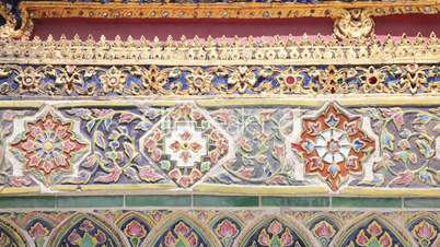 Wall of Temple of the Emerald Buddha