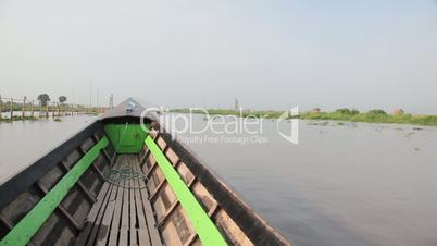 Boat on Inle lake , Myanmar