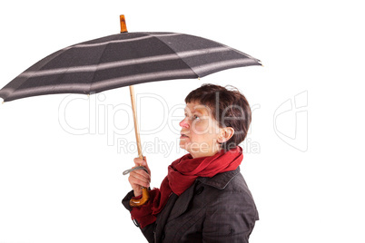 Woman with Umbrella