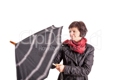 Woman with Umbrella