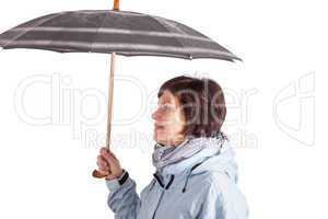 Woman with Umbrella