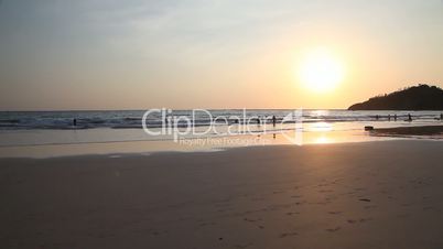 Ngapali beach sunset, Myanmar