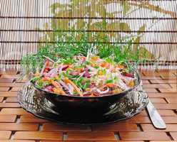 Fresh vegetable salad