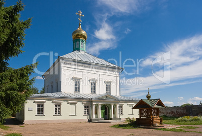 Small Christian orthodox church in Russia