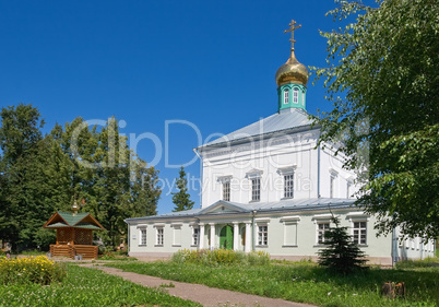Small Christian orthodox church in Russia