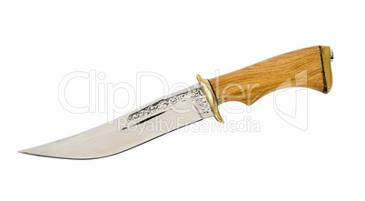 Knife isolated on whiye background