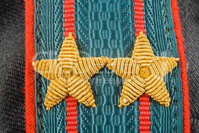Shoulder strap of russian police