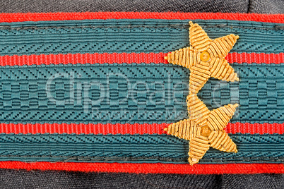 Shoulder strap of russian police