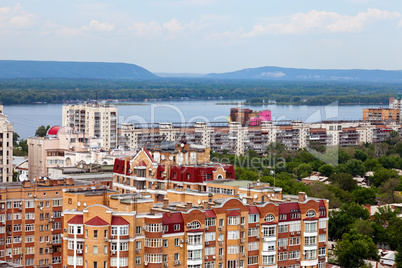 View of the Russian city of Samara in May 2012