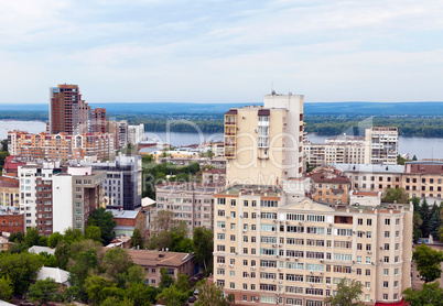 View of the Russian city of Samara in May 2012