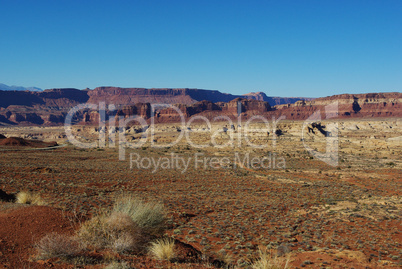 Desert and red rocks along Highway 95, Utah