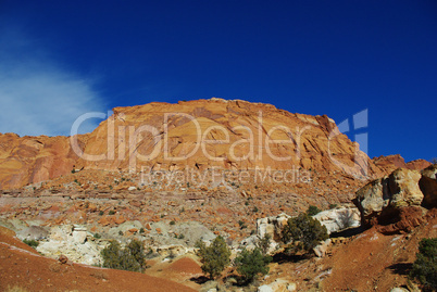 Intense colours in Capitol Reef National Park, Utah