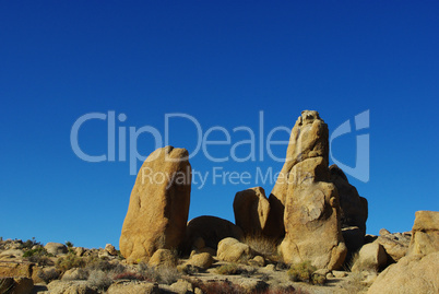 Rocks in Joshua Tree National Park, California