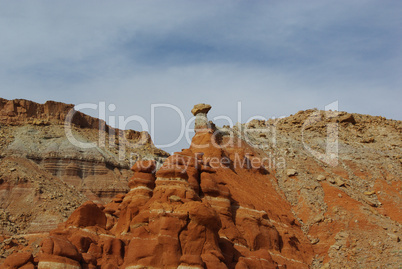 Rock formations in Little Egypt, Utah