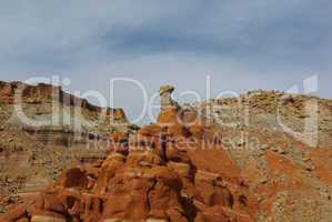 Rock formations in Little Egypt, Utah