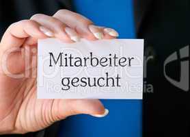 Mitarbeiter gesucht