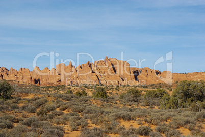 Rock formations, Arches National Park, Utah