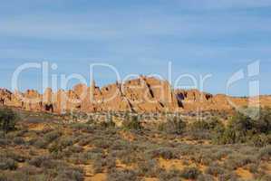 Rock formations, Arches National Park, Utah