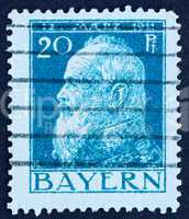 Postage stamp Bavaria, Germany 1911 Prince Regent Luitpold