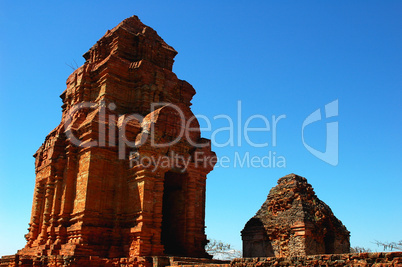 Historic ruins in Vietnam