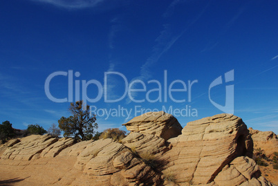 Beautiful rocks and blue sky, Arizona