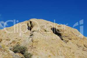 Rock formation in the desert, Nevada