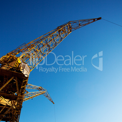 crane in Puerto Madero Buenos Aires Argentina