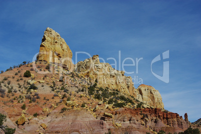 Multicoloured sandstone, rocks and walls, Utah