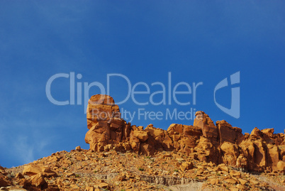 High desert rocks and skies, Utah