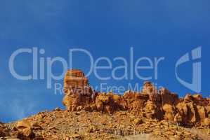 High desert rocks and skies, Utah