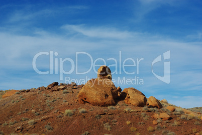 High desert rocks and skies, Utah