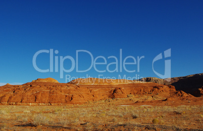 Orange rocks and blue sky, Glen Canyon National Recreation Area, Utah