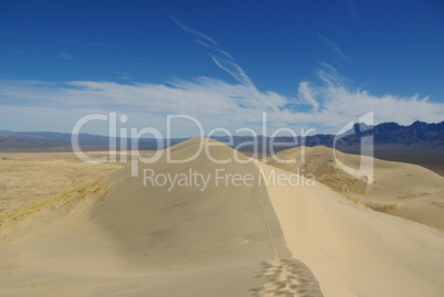 View of Mojave Dunes, California