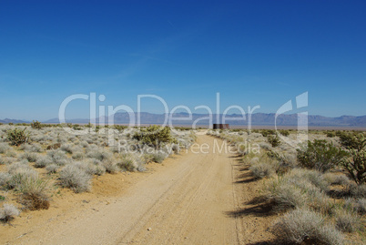 Desert impression with Hualapai Valley and Grand Wash Cliffs, Arizona