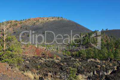 Colours of Sunset Crater Volcano National Monument, Arizona