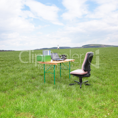 Office in the green