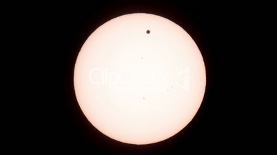 Passage of Venus across the disk of the Sun 06.06.2012, TimeLapse
